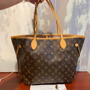 Louis Vuitton Neverfull MM Monogram Ballerine EUC